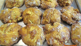 Biscuits rustiques pommes-cannelle