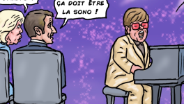 Macron au concert d'Elton John