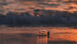 Bouteille à la terre