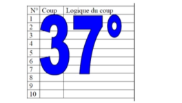 37° diagosudoku, avec la solution du trente-sixième