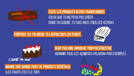 Recommandations simples pour bien manger