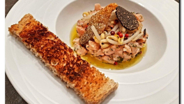 Tartare de saumon truffé