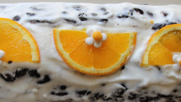 Le cake glacé à l'orange de ma voisine