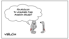 Le rat qui n'aimait pas Mardi Gras 