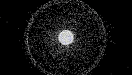 Pollution exponentielle de l’espace.