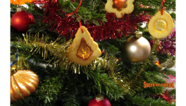 Sablés vitraux de Noël - Stained glass window cookies