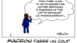 Macron , Vlad , Erdogan et le thé