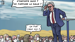 le meeting olfactif de Mélenchon