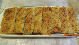 Bâtonnets façon pizza à base de pain