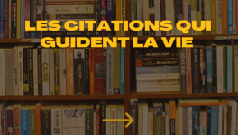 Les citations qui guident la vie
