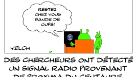 Avertissement sur les ondes dans l'espace
