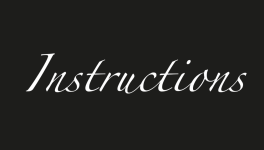 INSTRUCTIONS