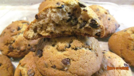 Cookies aux pépites de chocolat et à la compote de pommes