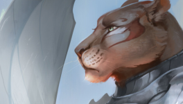 Character design - L'artiste de la savane