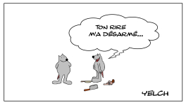 Le rat qui était désarmé par le rire