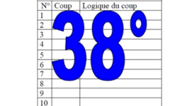 38° diagosudoku, avec la solution du trente-septième