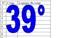 39° diagosudoku, avec la solution du trente-huitième
