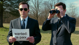 Une histoire de paix poursuivie par des agents secrets