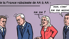 la note de la France rabaissée