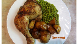 Cuisses de poulet croustillantes au four