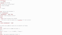 Retrouvez le BASIC ...