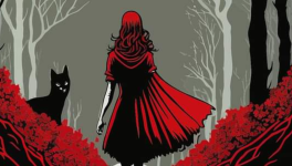 Ma nouvelle version du chaperon rouge.