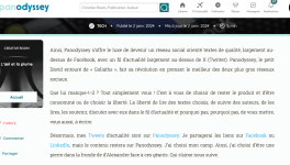 🇺🇸 Facebook, 🇺🇸 Twitter X, 🇺🇸 Instagram, 🇨🇳 Tik Tok, 🇺🇸 LinkedIn, 🇺🇸 Medium, 🇺🇸 Threads. Voeux et mission Panodyssey 🇫🇷 🇪🇺