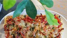 Focaccia aux poivrons 