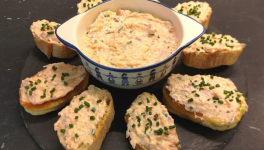Rillettes de saumon fumé au Saint Morêt - Recette en vidéo