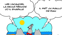 Habillé en vacances