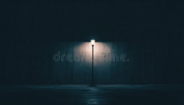 Un lampadaire dans la nuit