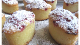 Financiers aux groseilles