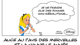 Alice au pays des merveilles et le Nouvel An