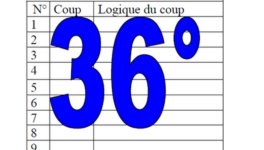 36° diagosudoku, avec la solution du trente-cinquième