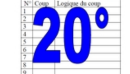 20° diagosudoku, avec la solution du dix-neuvième 