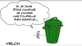 RAT CONFINEMENT ET POUBELLE