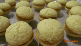 Biscuits au citron et lemon curd, comme des Whoopie pies