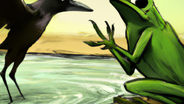 La grenouille qui croassait