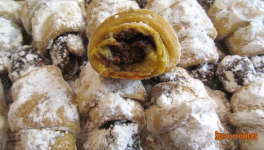 Mini croissants sablés au Nutella