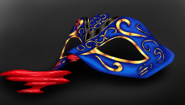 Couverture de "Masque, meurtres et faux-semblants"