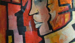 Peintures au fil du temps - Masques et figure - 1988