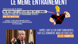 Tout le monde ne peut pas avoir exactement le même entraînement