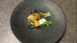 Croustillants d’escargots à la crème de persil et d'ail