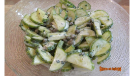 Salade de concombre et câpres au yaourt