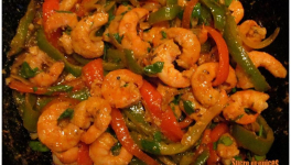 Crevettes façon Fajitas