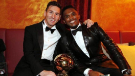         LIONEL MESSI ARRIVE CHEZ LE MESSIE DU FOOTBALL CAMEROUNAIS. 