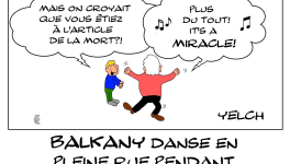 Balkany danse à nouveau la gigue! sur une musique du groupe Queen , bien sûr!