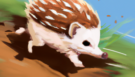 Le hérisson grognon