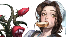 Character Design - La plante gourmande