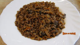 Sarrasin aux champignons et carottes